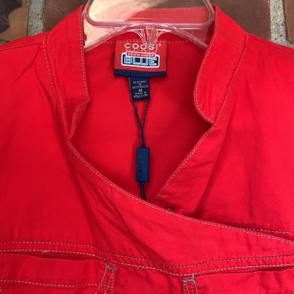 COOGI Australia Down Under Blue Med Vintage Statement Jacket NWT - Picture 5 of 10